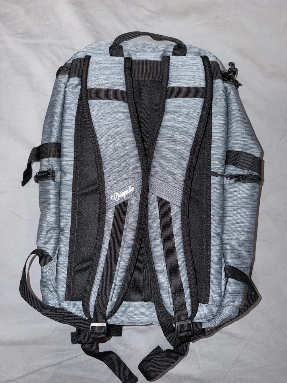 Microsoft Light Gray Travel Backpack with Cooler Pouch